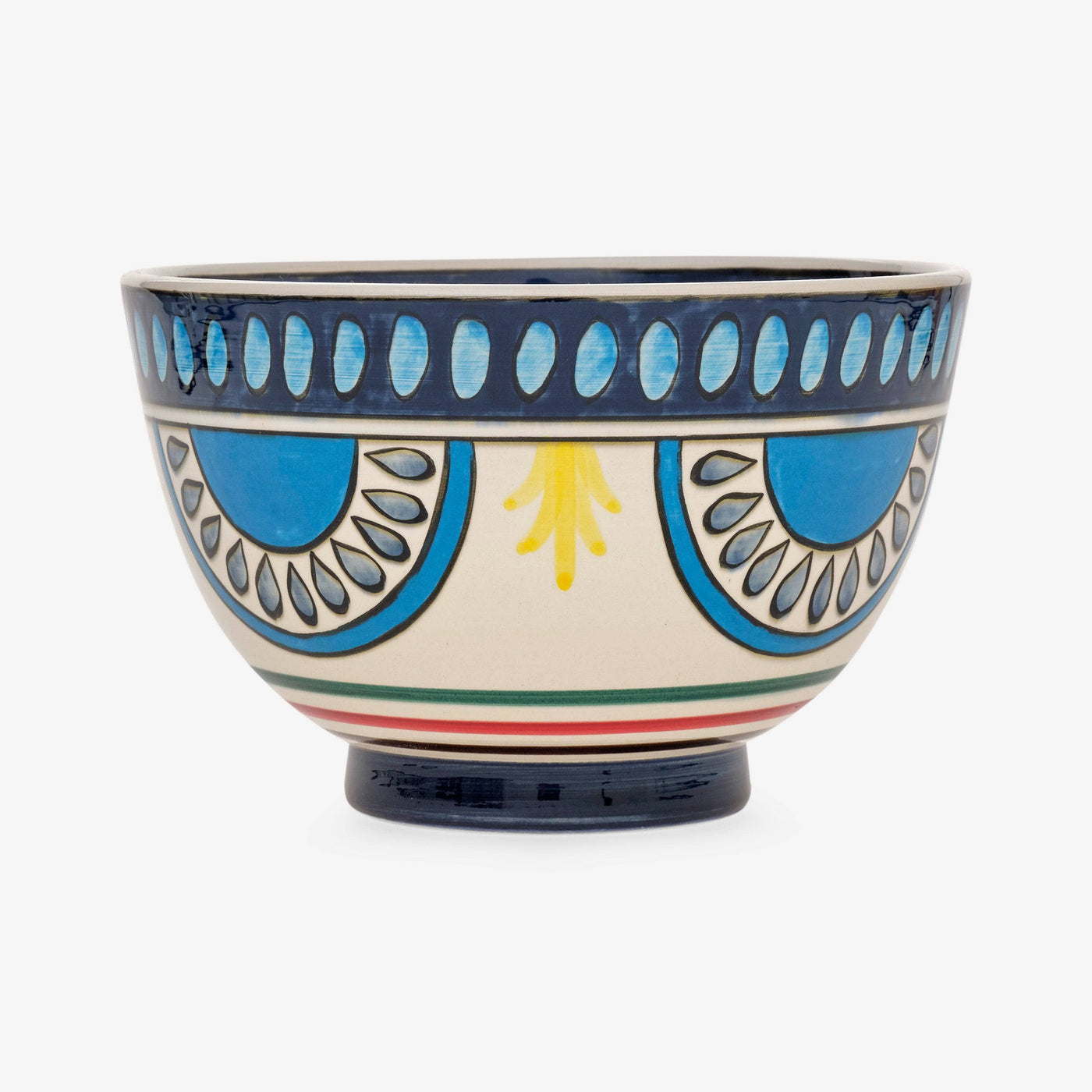 Dilara Handpainted Bowl, Multicoloured, 18x18x20 cm Bowls sazy.com
