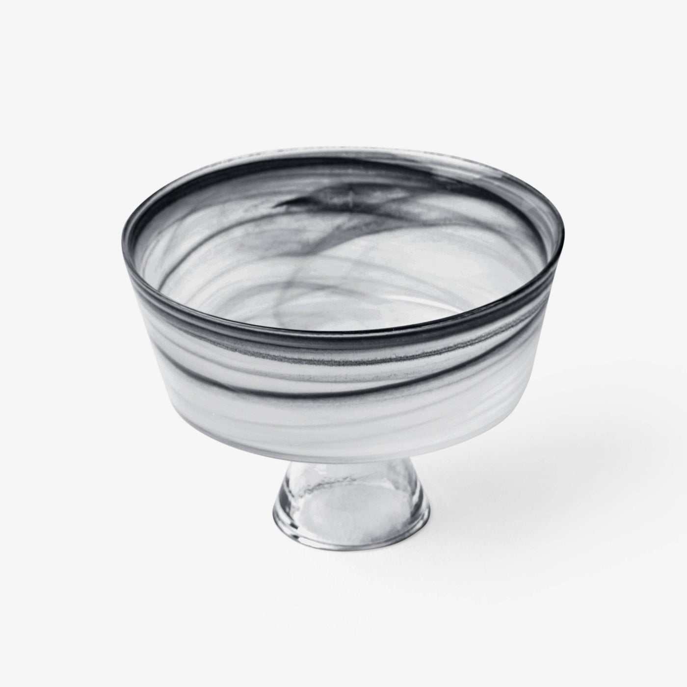 Nocturne Footed Bowl, Anthracite Grey, 21 cm 2