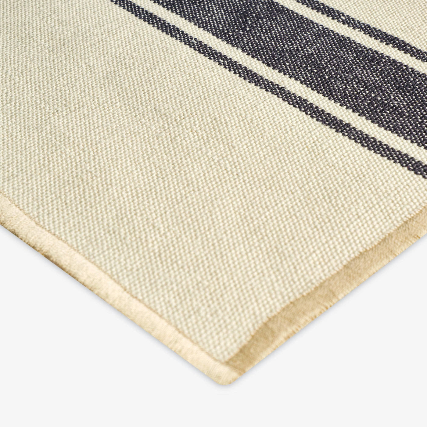Mary Set of 2 Striped Placemats, Natural - Black, 35x46 cm 5