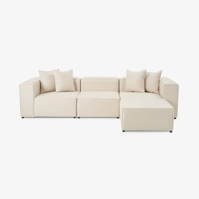 Relax Corner Sofa, Grey - Beige 1