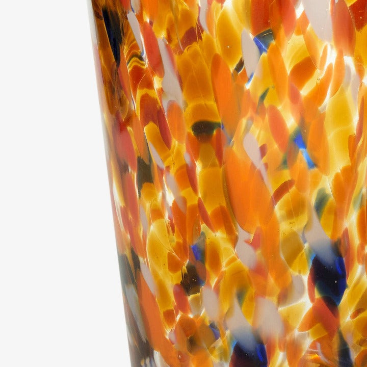 Brillante Hand-blown Vase, Multicoloured, M Vases sazy.com