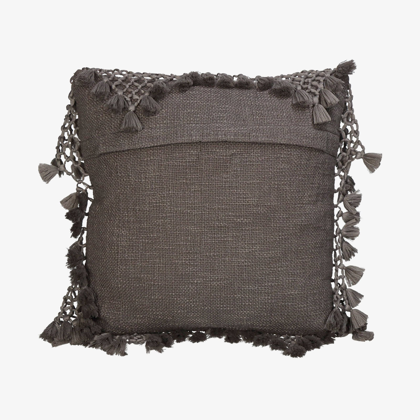 Drea Square Cushion, Dark Grey, 45x45 cm 4