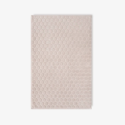 Gary Textured 100% Turkish Cotton Bath Mat, Stone Grey, 50x80 cm 1