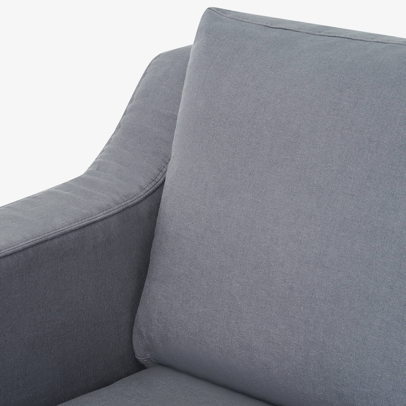 Kristal Linen 3 seater sofa, Grey 4
