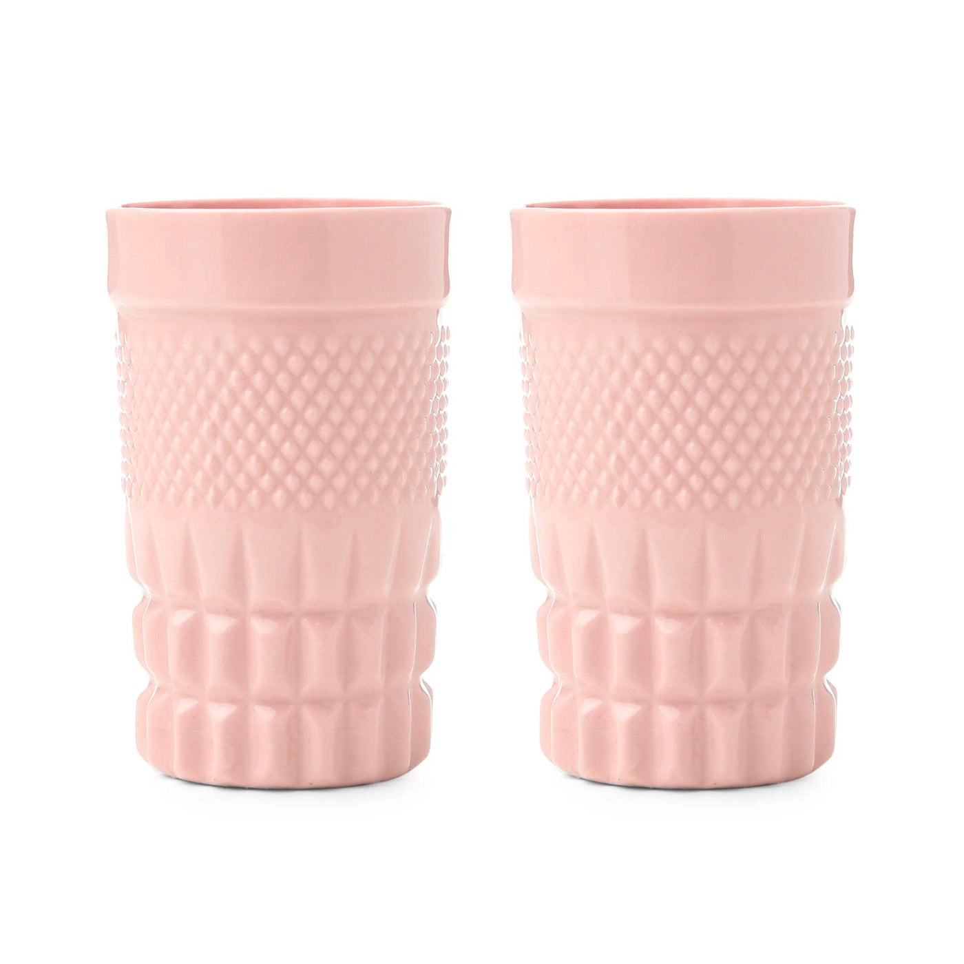 Quartz Set of 2 Handmade Mugs, Pink Cups & Mugs sazy.com
