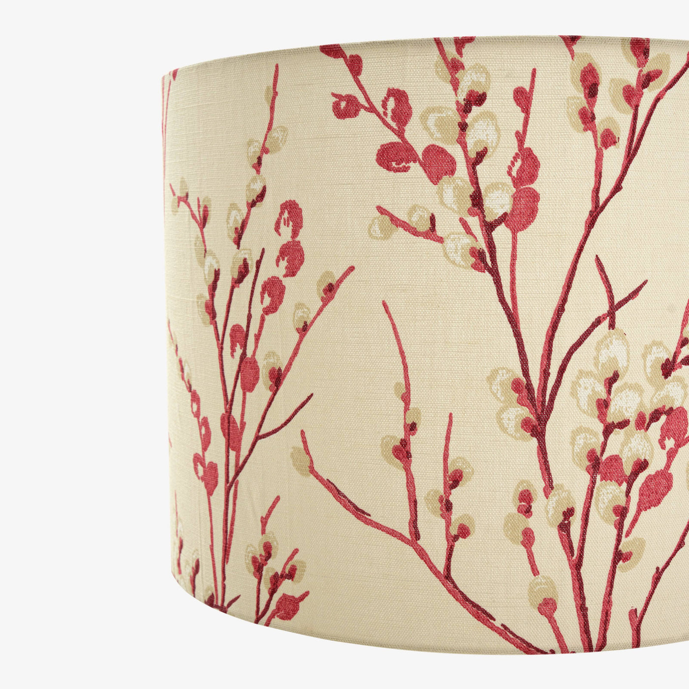 Lamp Shade, Off-White - Red, 40x40x30 cm 2