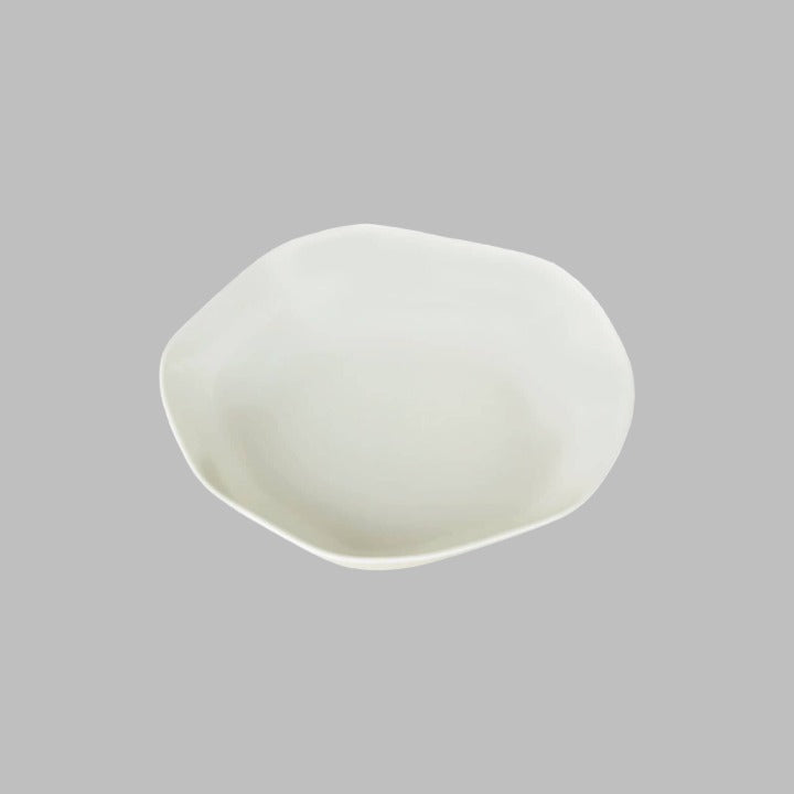 Alumilite Set of 6 Pasta Bowls, Creme, 21 cm Plates sazy.com