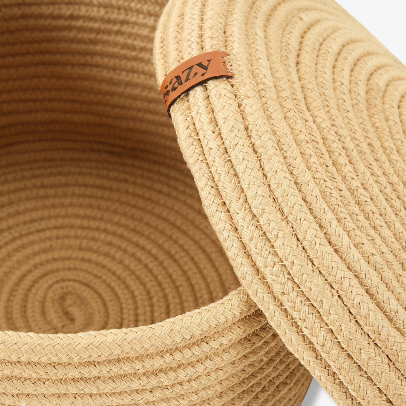 July Round Baskets, Natural, M 4