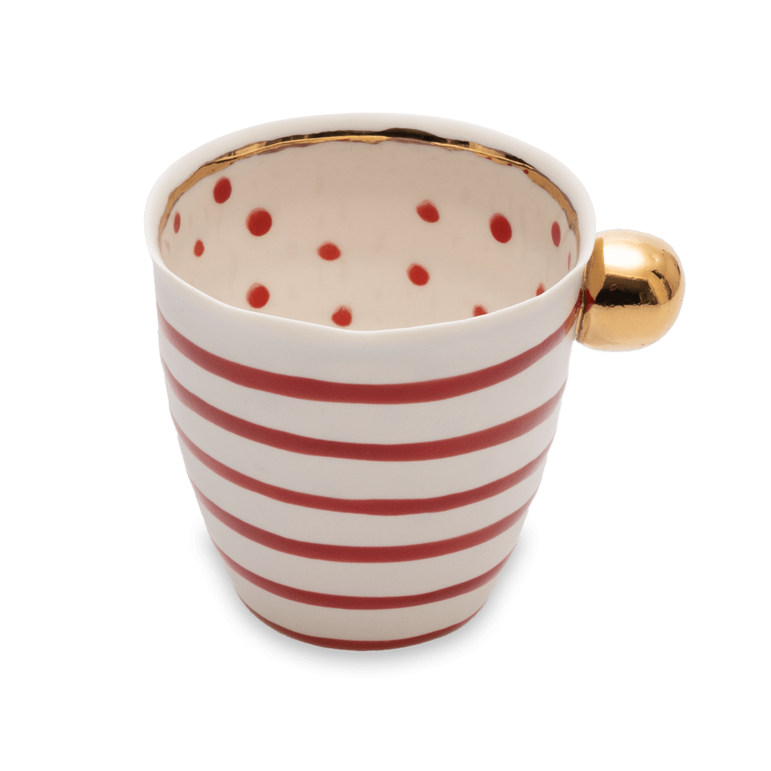 Handmade Hello Sailor, Red, 130 ml Cups & Mugs sazy.com