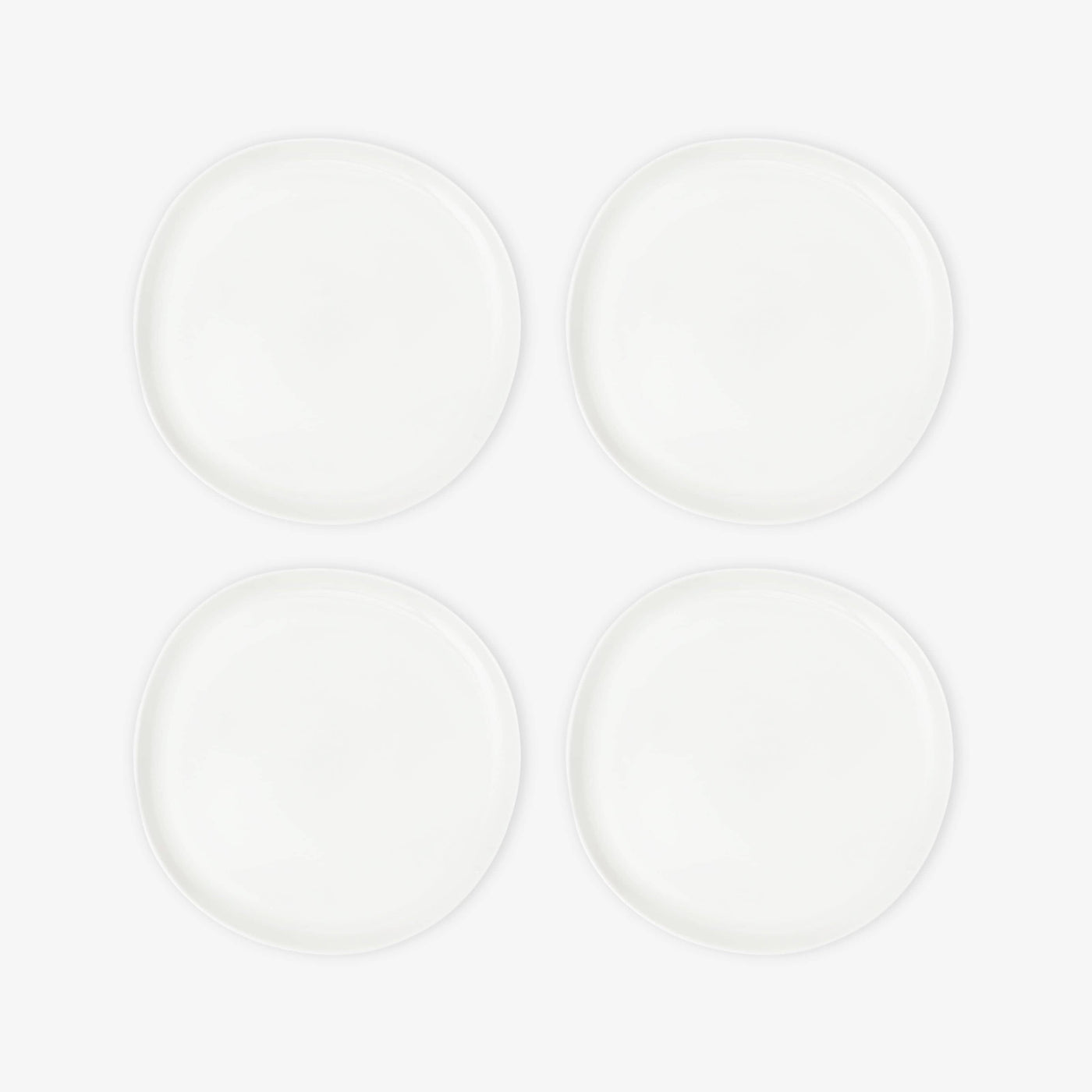 Garde Set of 4 Side Plates, White, 21x21x1 cm 3