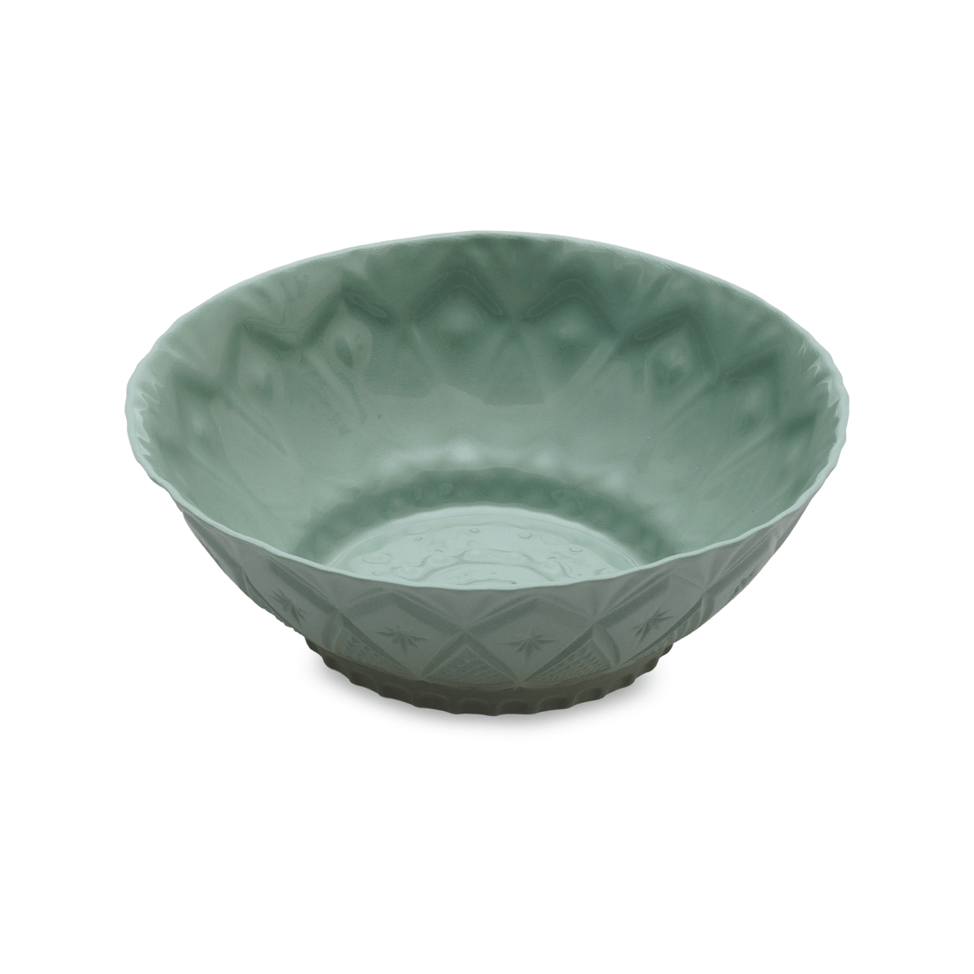 Geo Handmade Bowl, Light Green, 15 cm Bowls sazy.com