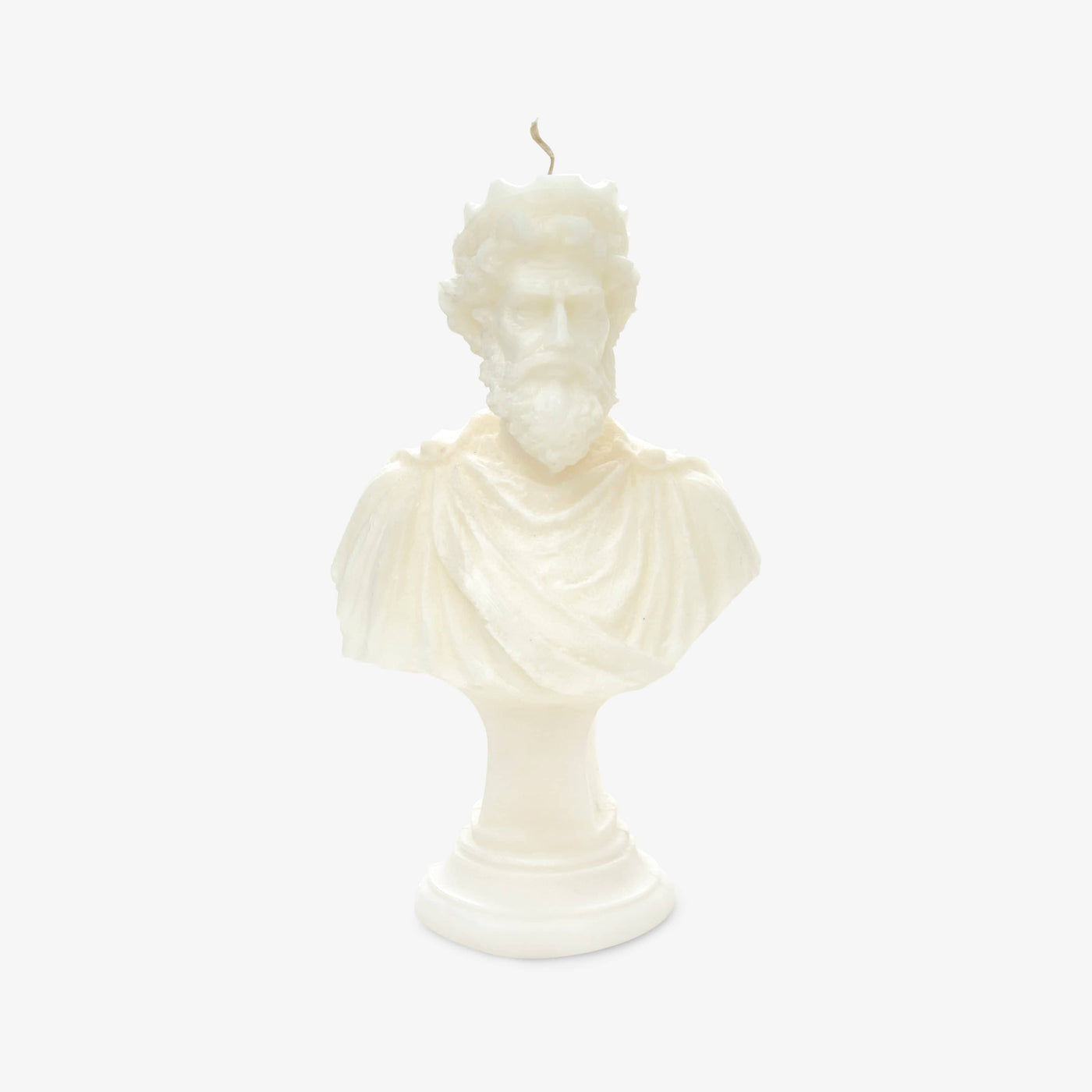 Olympus Zeus Bust Candle, White, 720 g 1