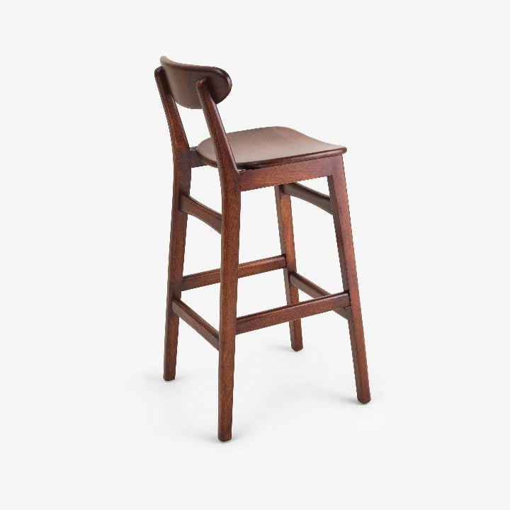 Trieste Bar Stool, Walnut Bar Stools sazy.com