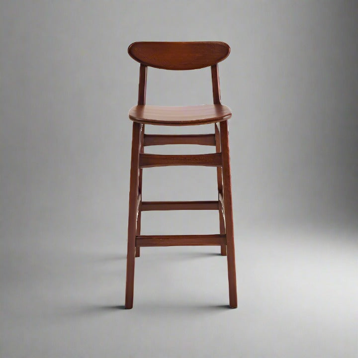 Trieste Bar Stool, Walnut Bar Stools sazy.com