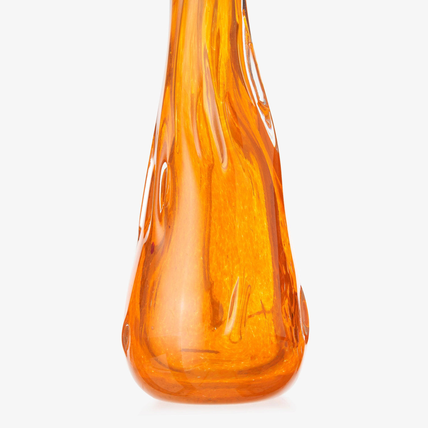 Denali Glass and Shade Table Lamp, Orange Table & Bedside Lamps sazy.com