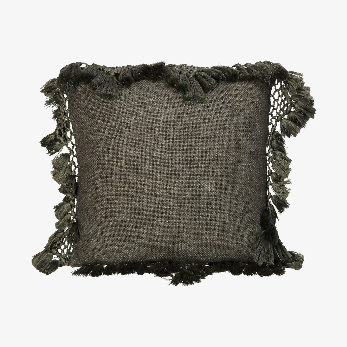 Drea Square Cushion, Grey, 45x45 cm 1