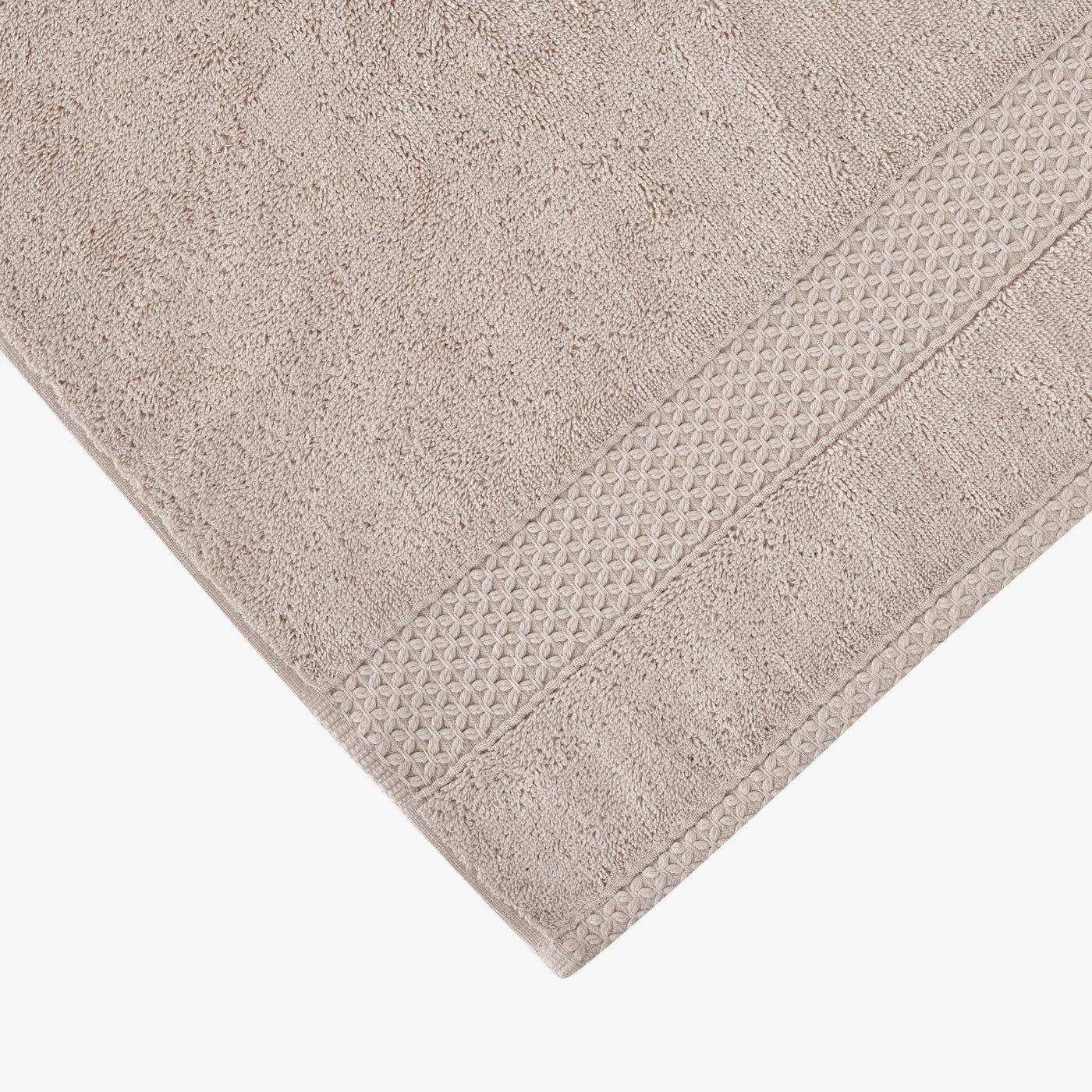 Aqua Fibro Set of 2 Extra Soft 100% Turkish Cotton Hand Towel, Beige, 50x90 cm 3