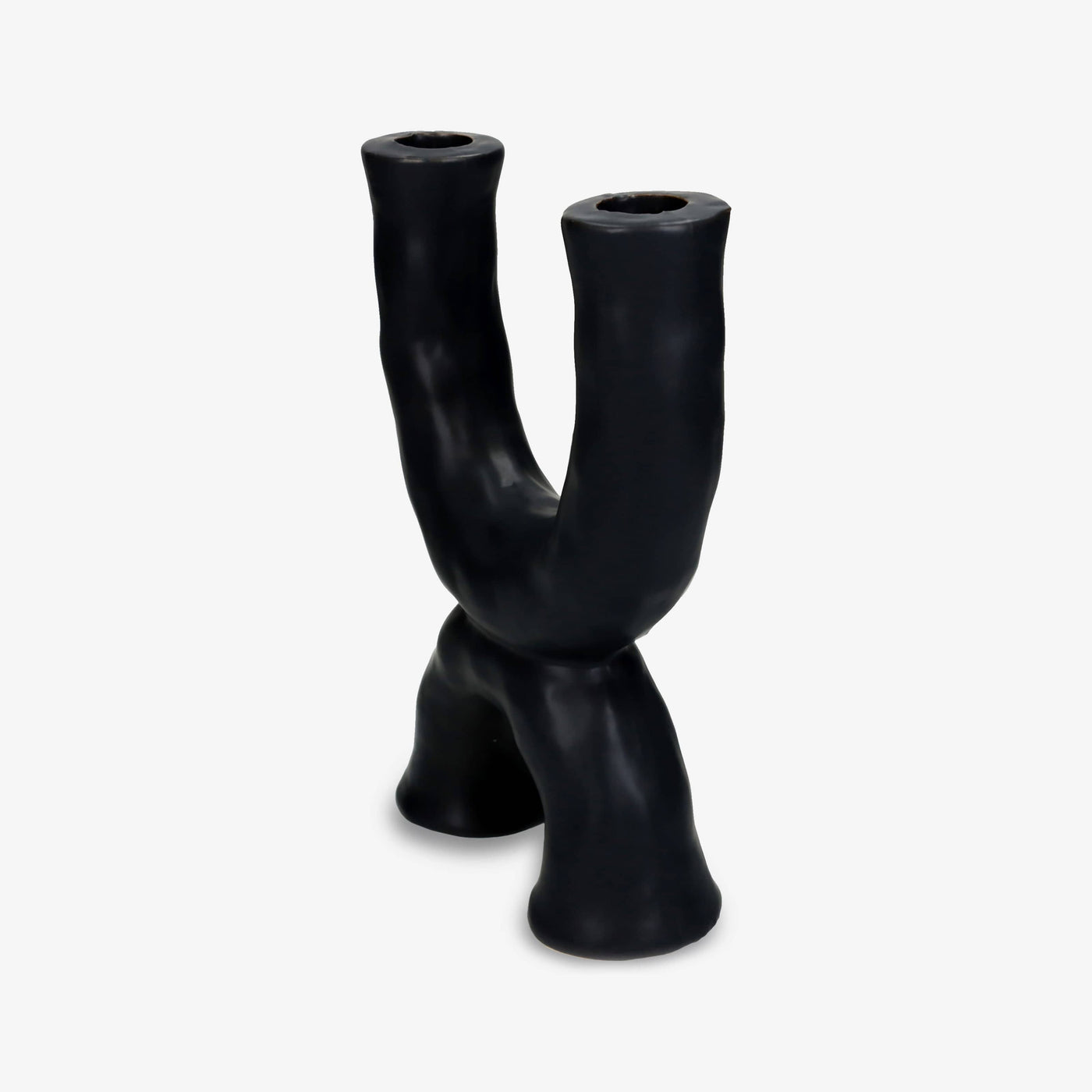 Looper Candle Holder, Black 3