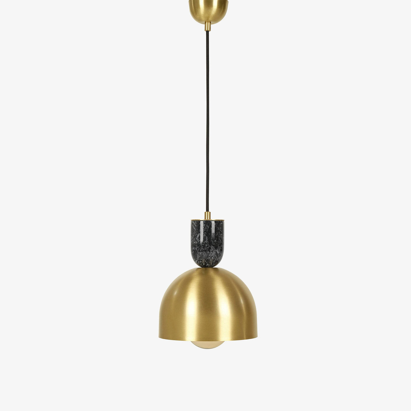 Luna Pendant, Brass - Black 1