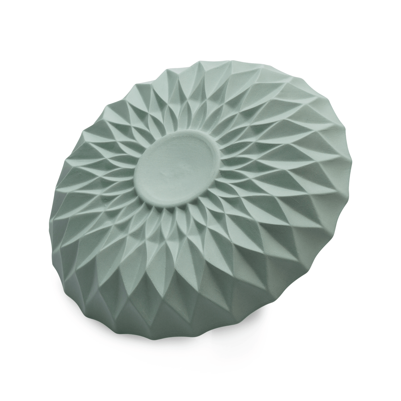 Geo Handmade Plate, Light Green, 17 cm 3