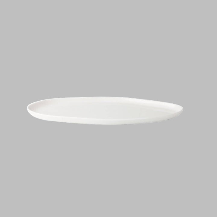 Alumilite Set of 6 Oval Plates, Creme, 31 cm Plates sazy.com