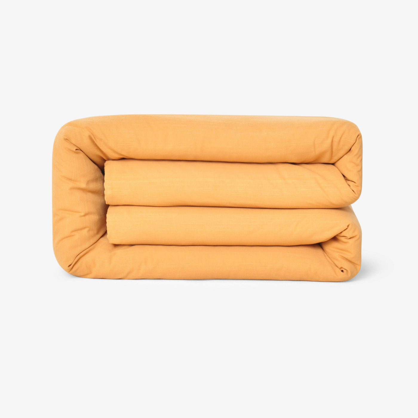 Ruby 100% Turkish Cotton Duvet Cover Set + Fitted Sheet, Mustard, Super King Size 2
