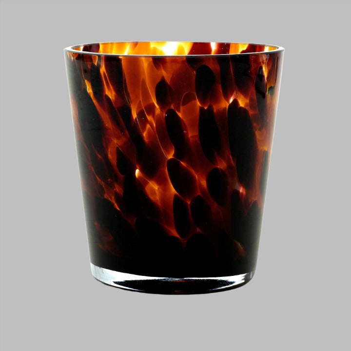 Brillante Hand-blown Vase, Brown, S Vases sazy.com