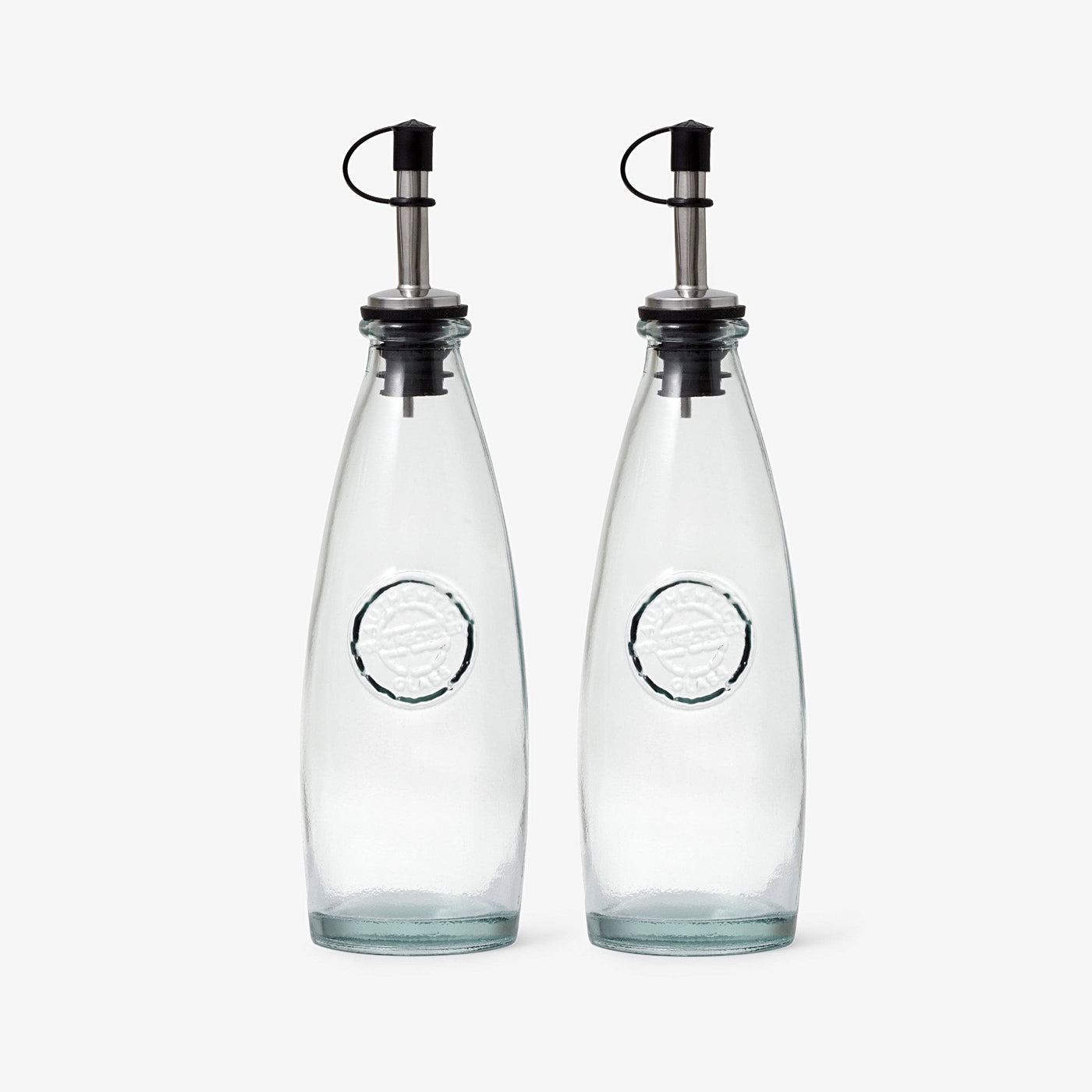 Ollie Glass Oil Bottle Set, Clear, 0.3 L Pots & Jugs & Pitchers sazy.com