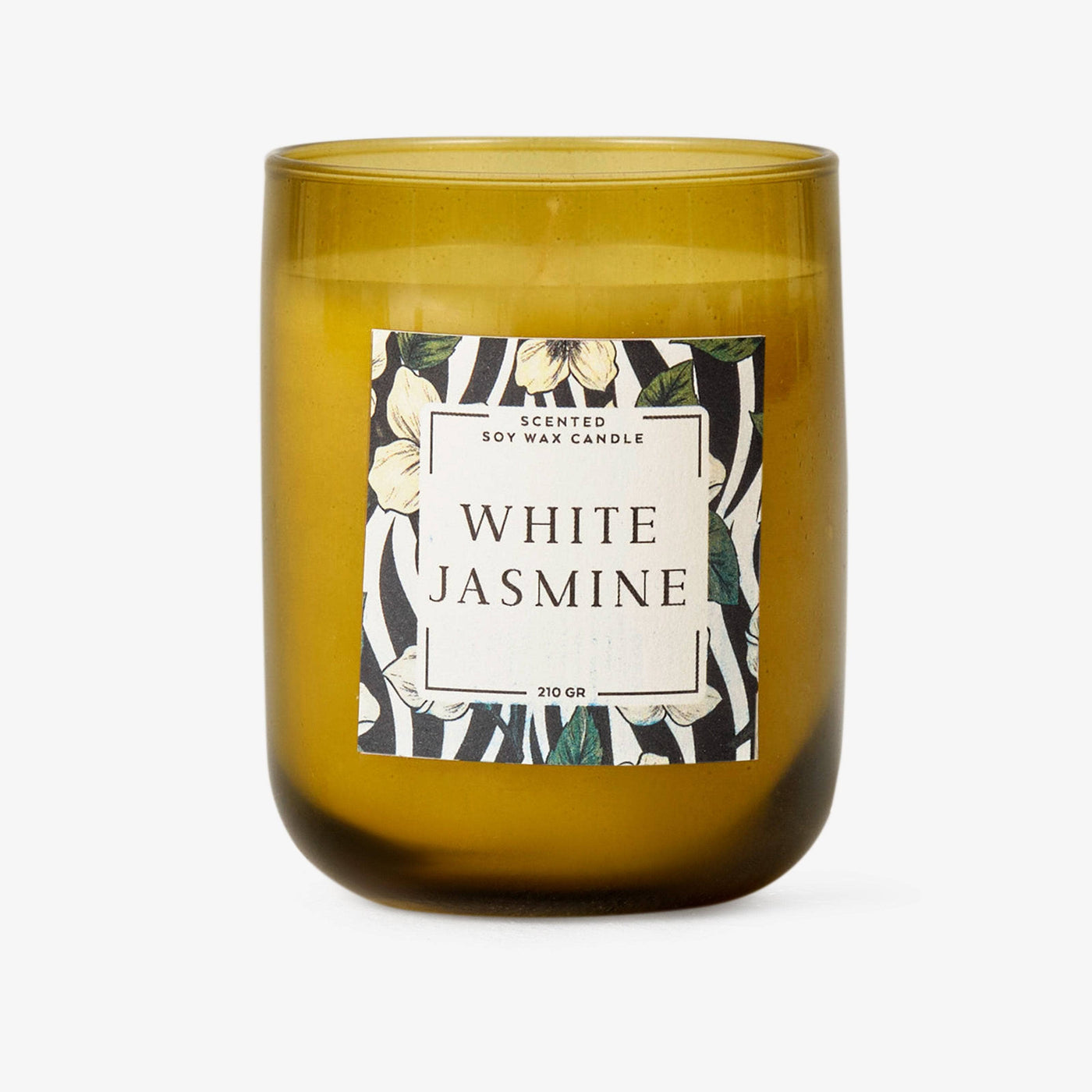 White Jasmine Candle - Diffuser Set, Amber Diffusers sazy.com
