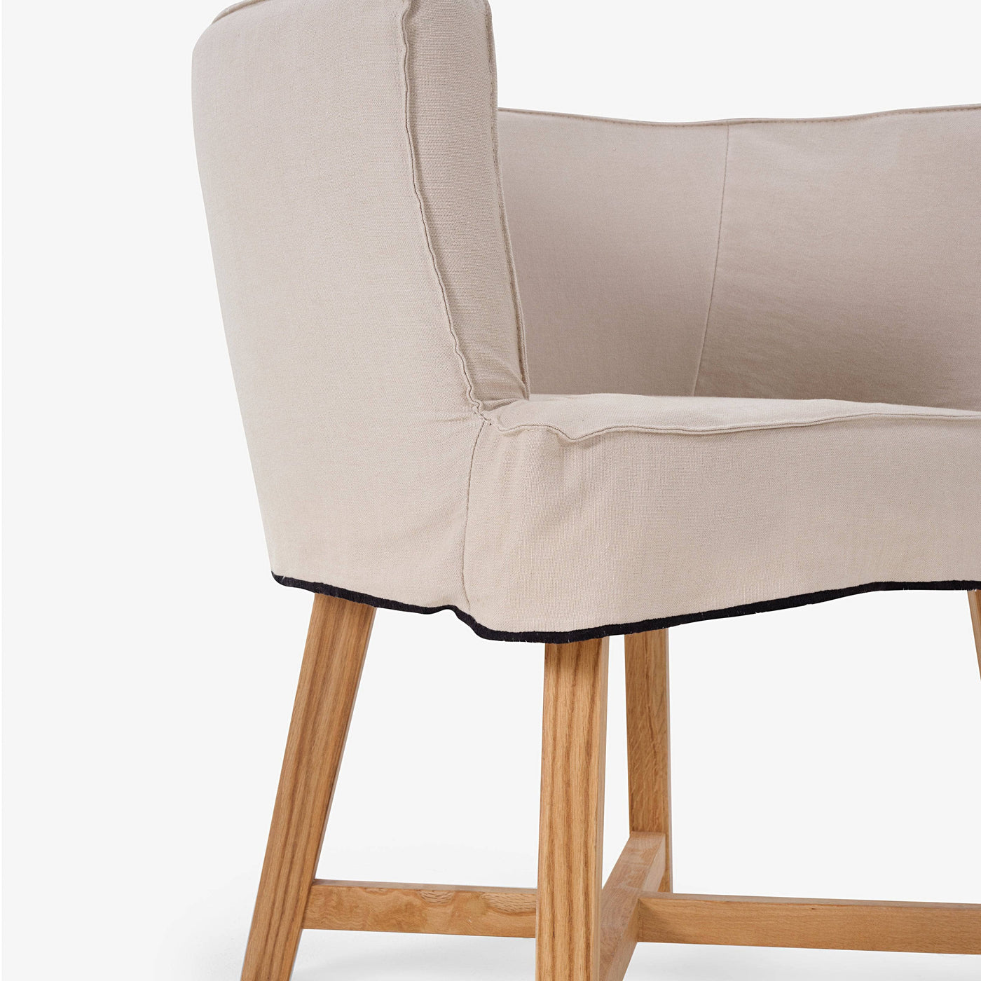Leno Armchair, Beige, 40x40x52 cm 5