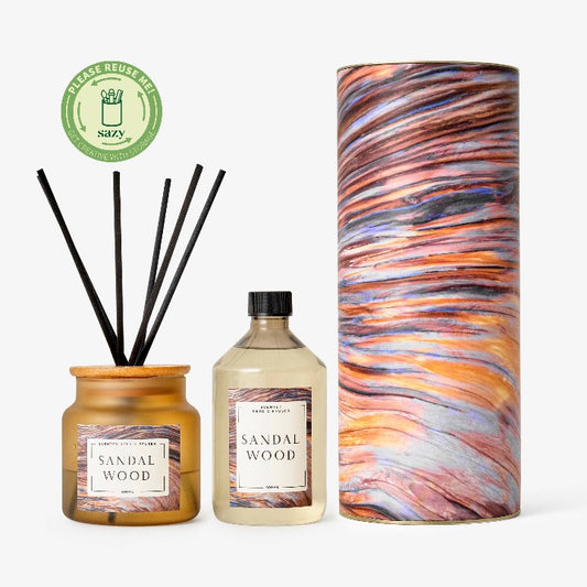 Sandalwood Diffuser, Mustard, 500 ml Diffusers sazy.com