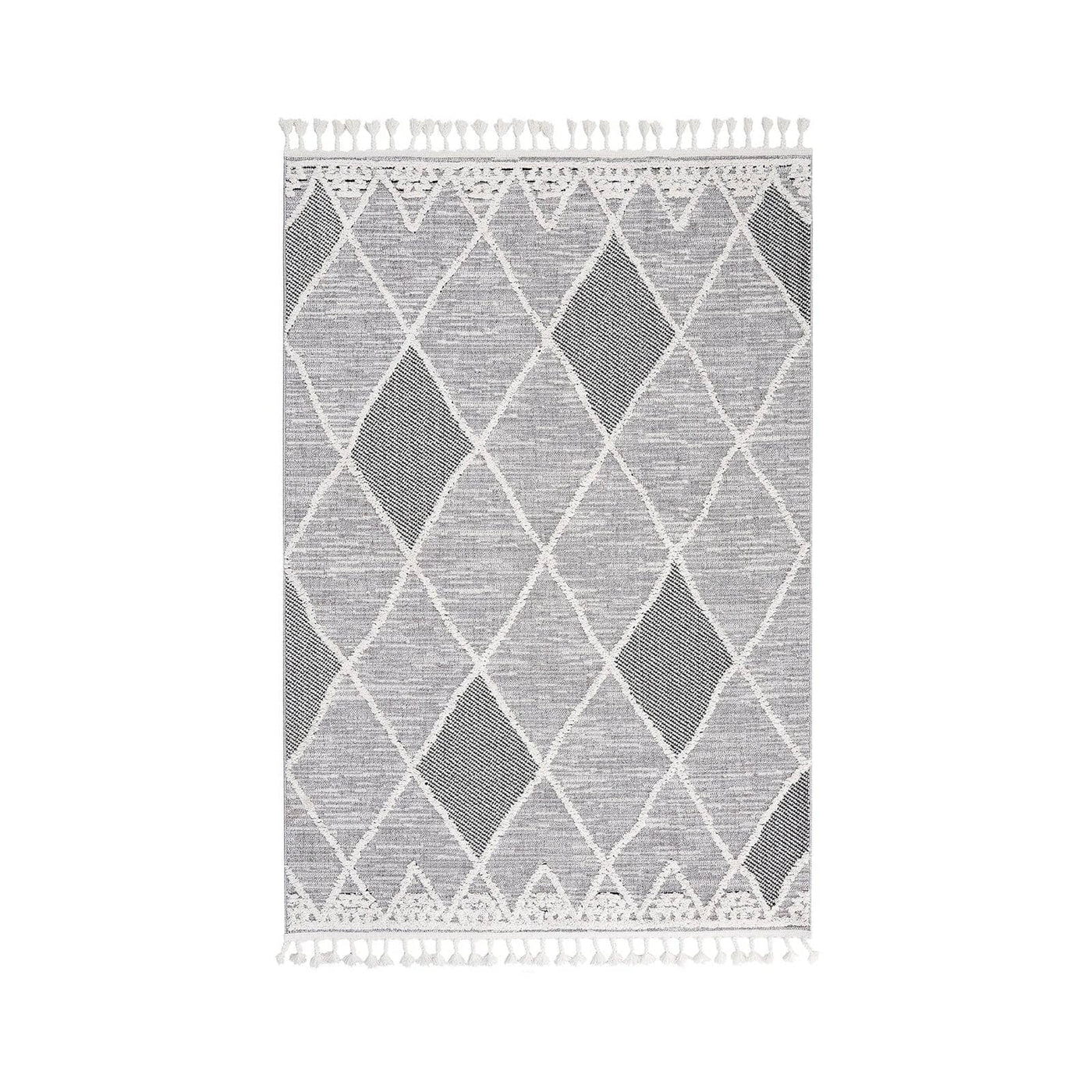 Amsterdam Geometric Area Rug, Ivory, 80x150 cm 1