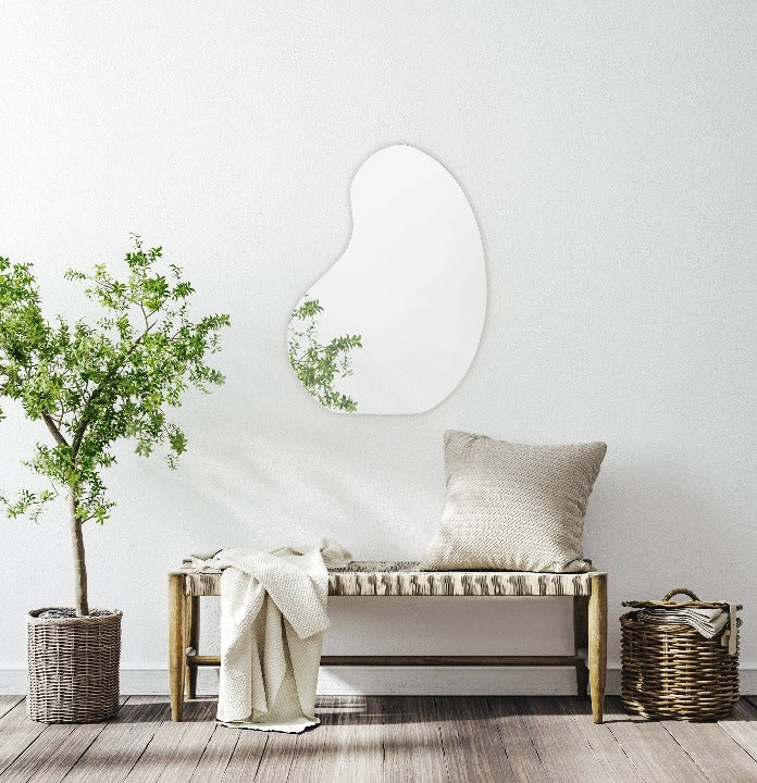 Bean Wall Mirror, Clear, 55x75 cm Mirrors sazy.com