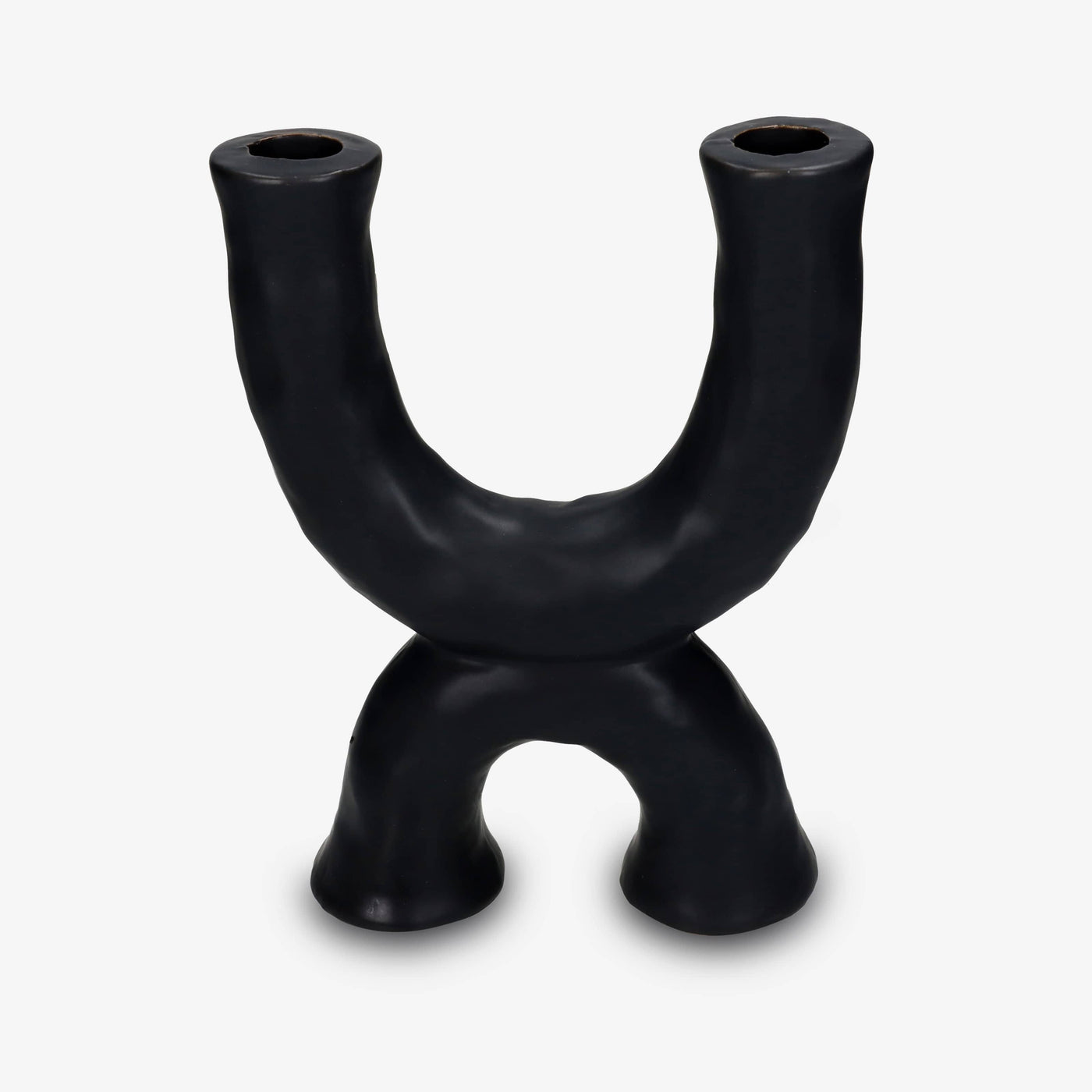 Looper Candle Holder, Black 1