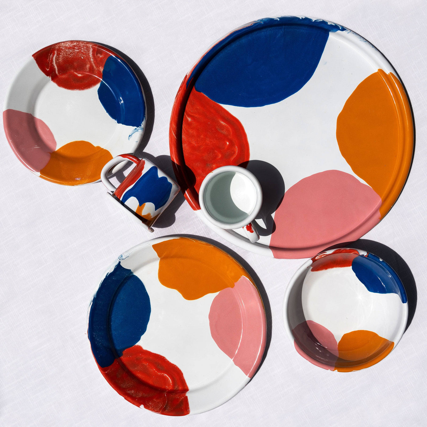 Chance Enamel Side Plate, Multicoloured, 21 cm 4