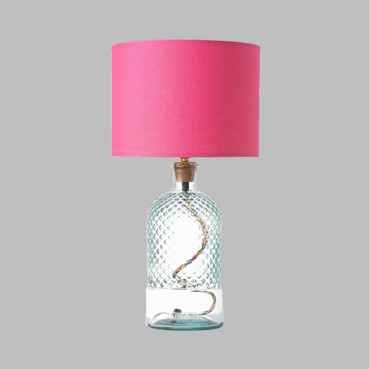 Alnair Diamond Cut Glass Table Lamp, Clear, 34 cm Table & Bedside Lamps sazy.com