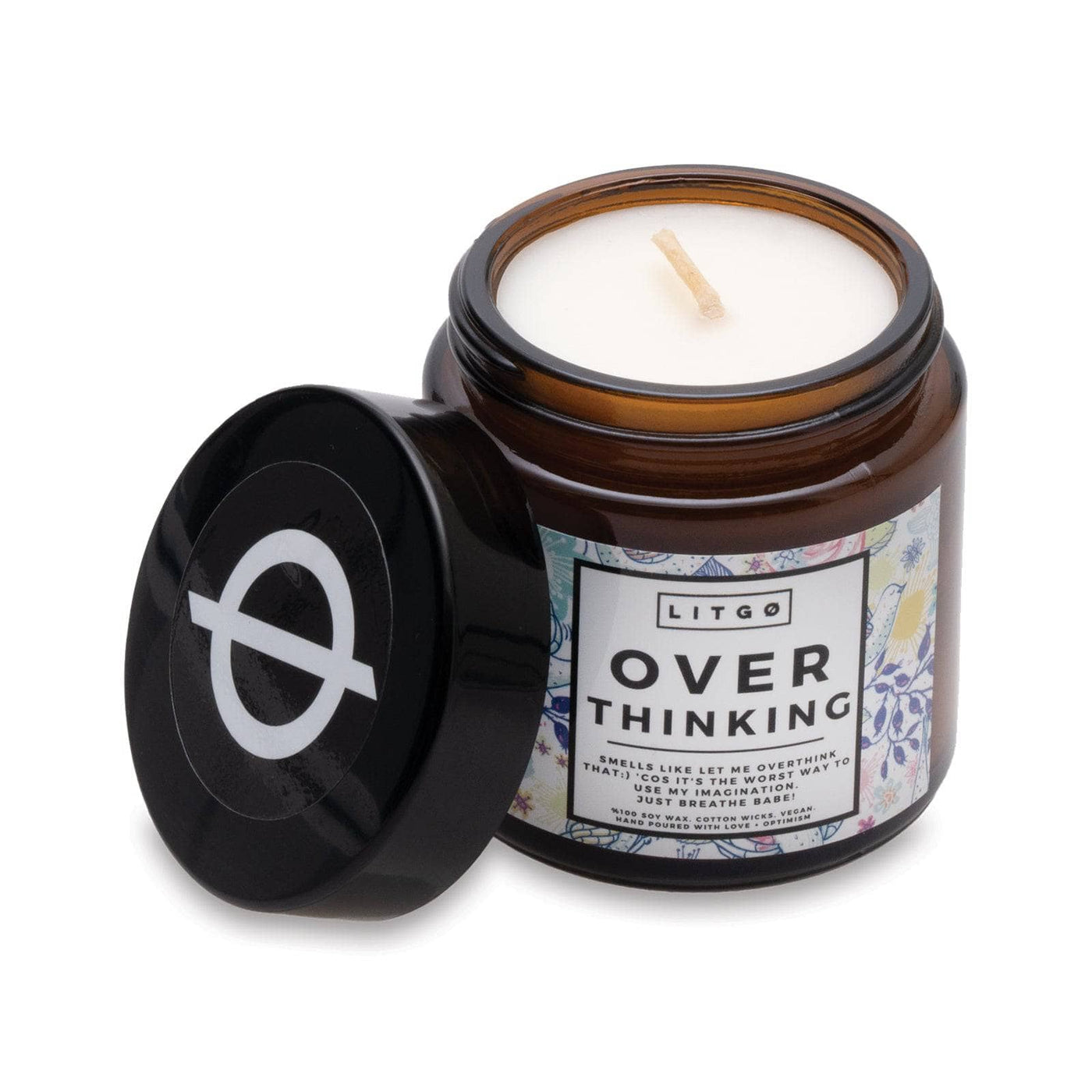 #Overthinking Soy Wax Candle, 100 ml 3