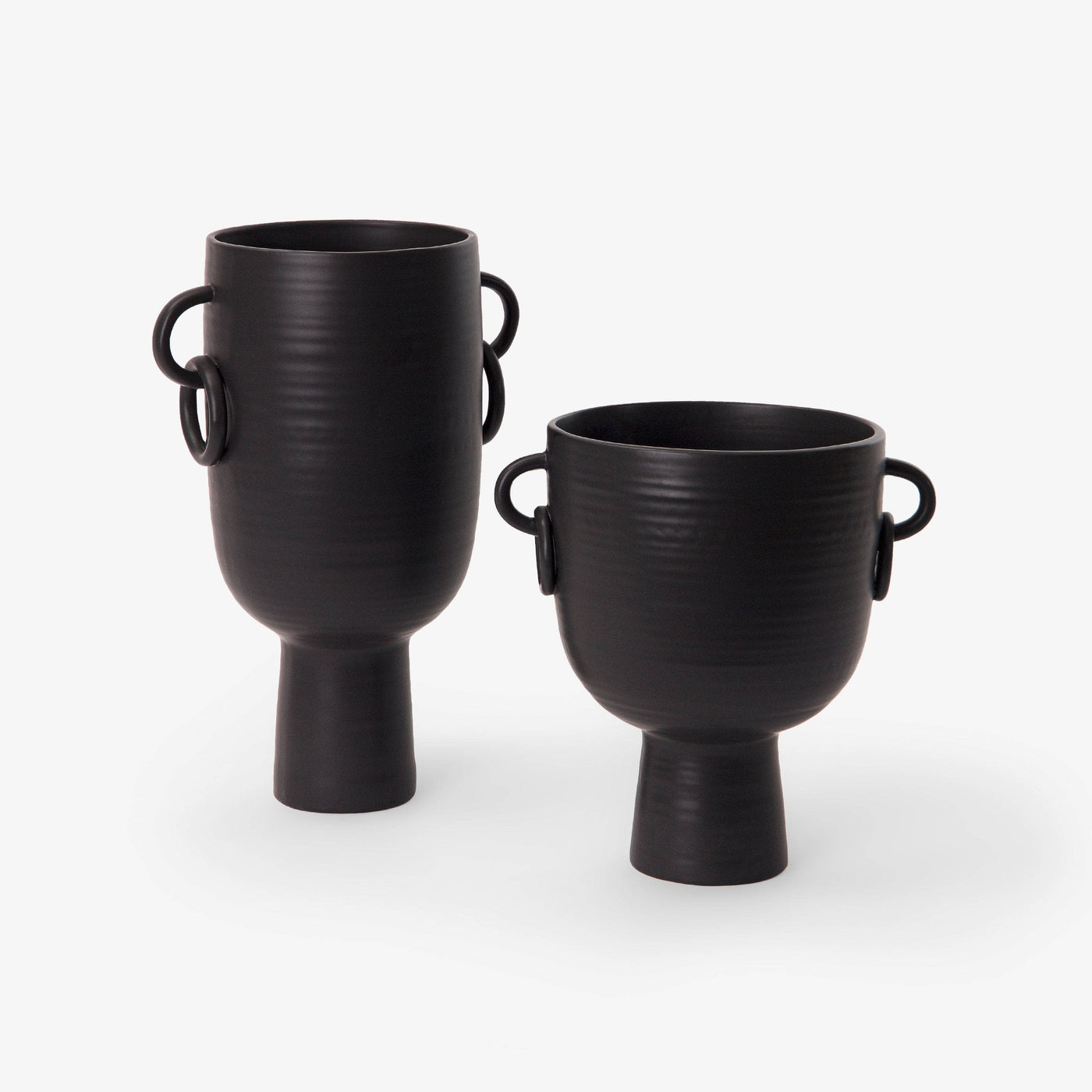 Branksome Ceramic Vase, Black, M Vases sazy.com