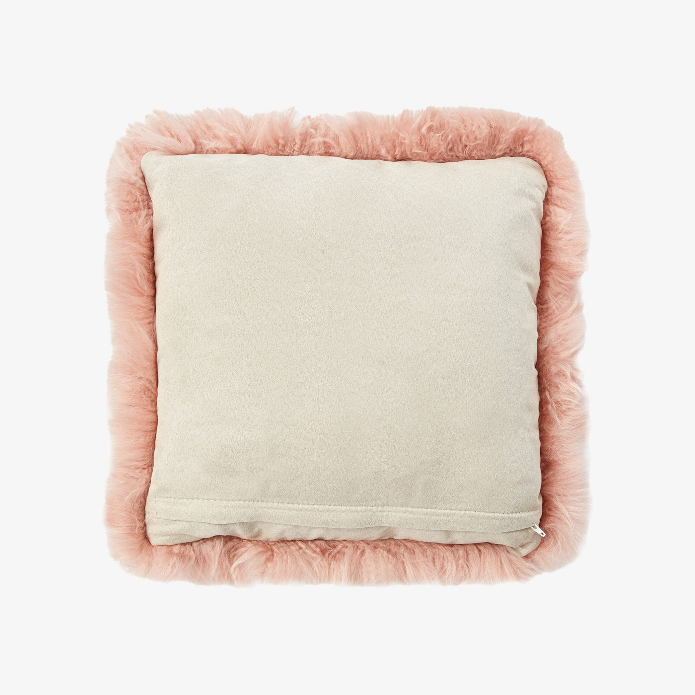 Follois Sheepskin Cushion, Rose, 40x40 cm Cushions sazy.com