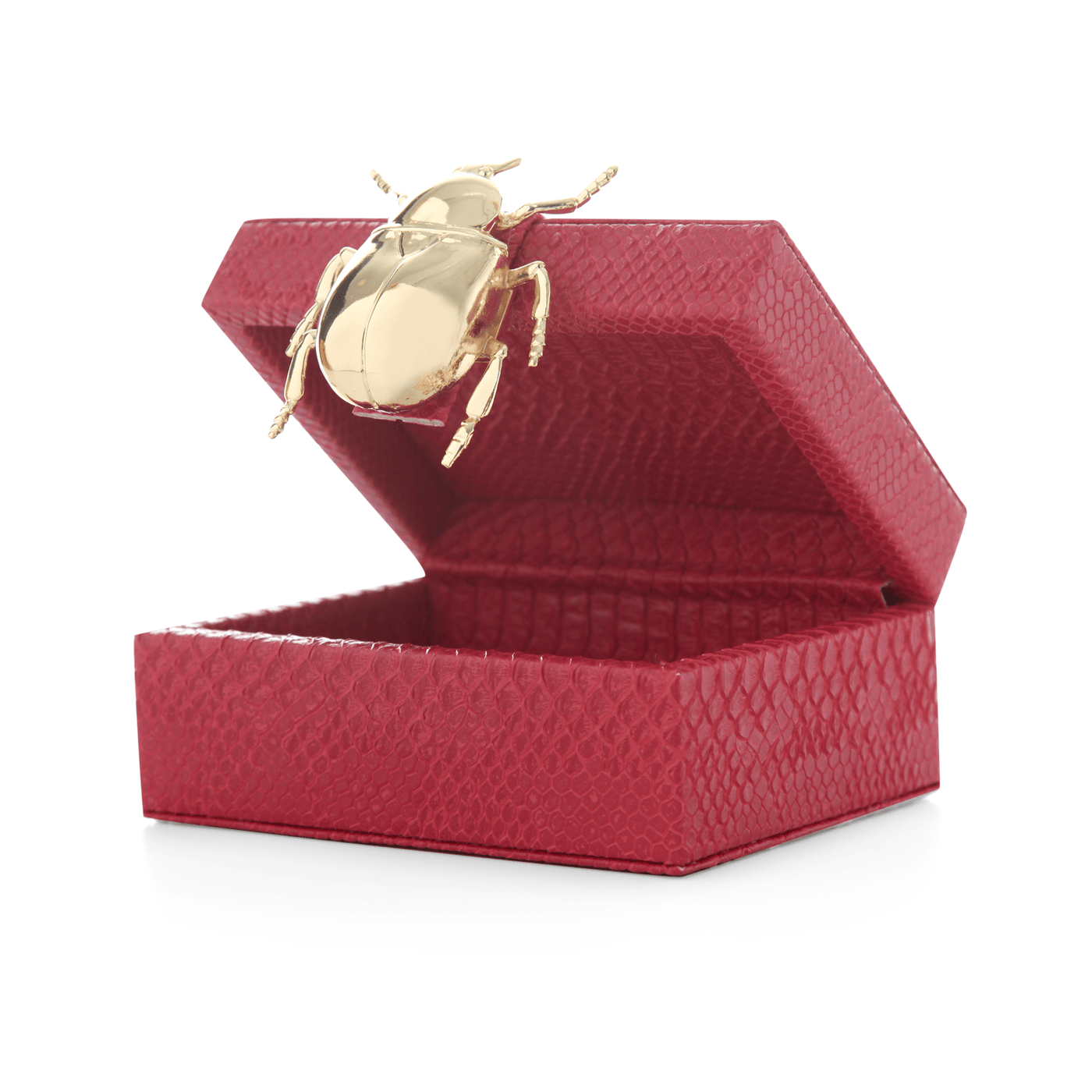 Esha Set of 2 Decorative Boxes, Fuchsia 4