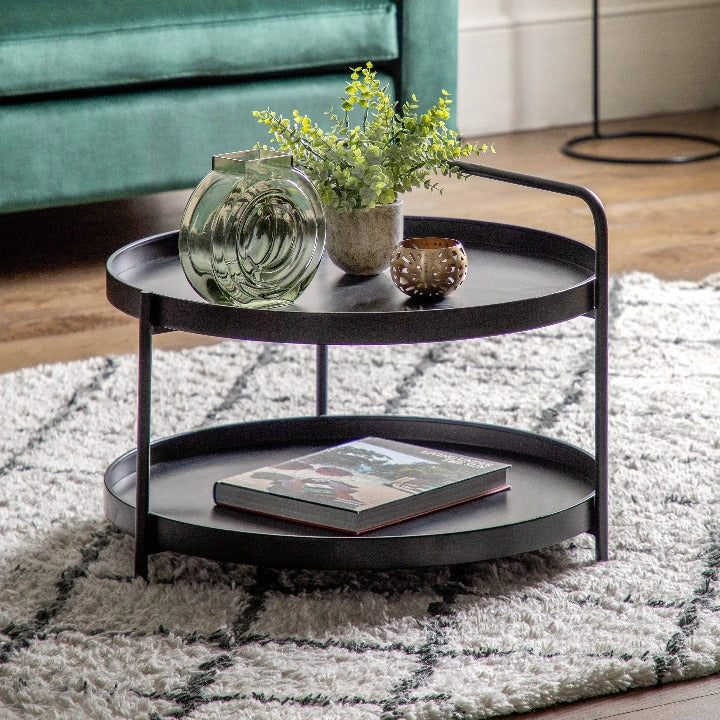 Sennen Coffee Table, Black Coffee Tables sazy.com