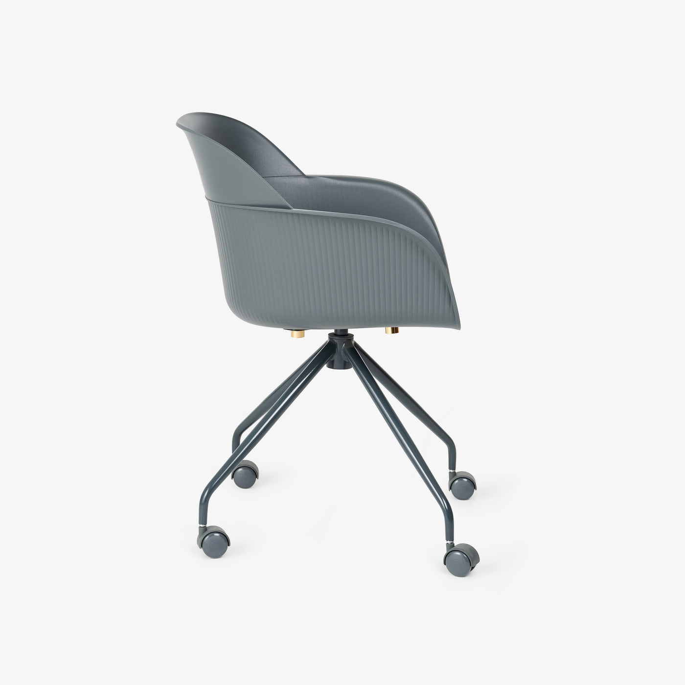 Chez Office Chair on Wheels, Charcoal Office Chairs sazy.com