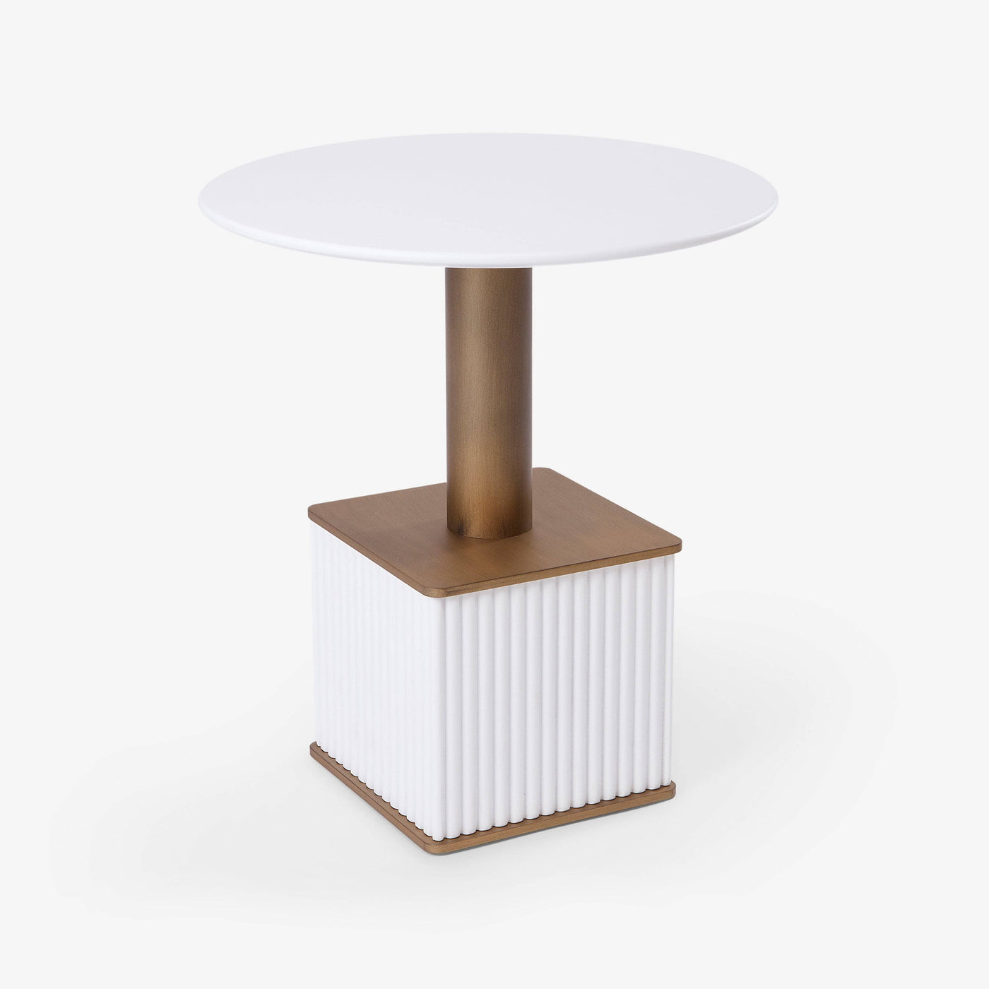 Cabello Side Table, White Side Tables sazy.com