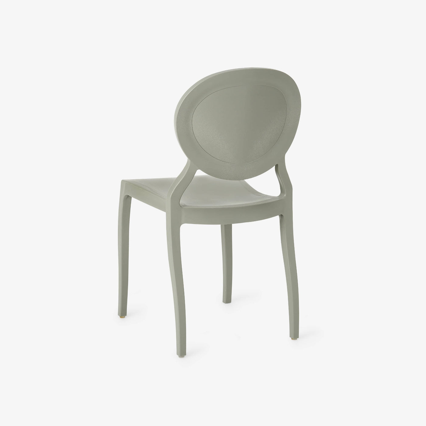 Rotus Set of 4 Chairs, Cement Grey - 4