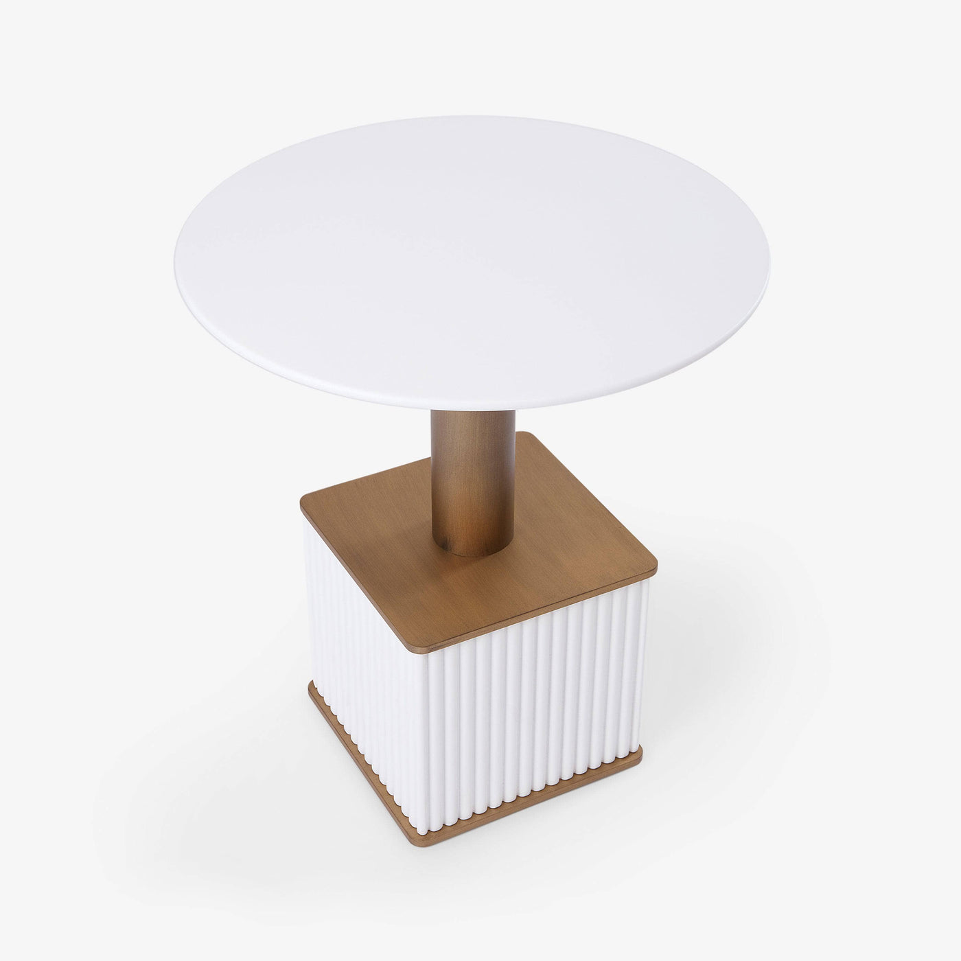 Cabello Side Table, White Side Tables sazy.com