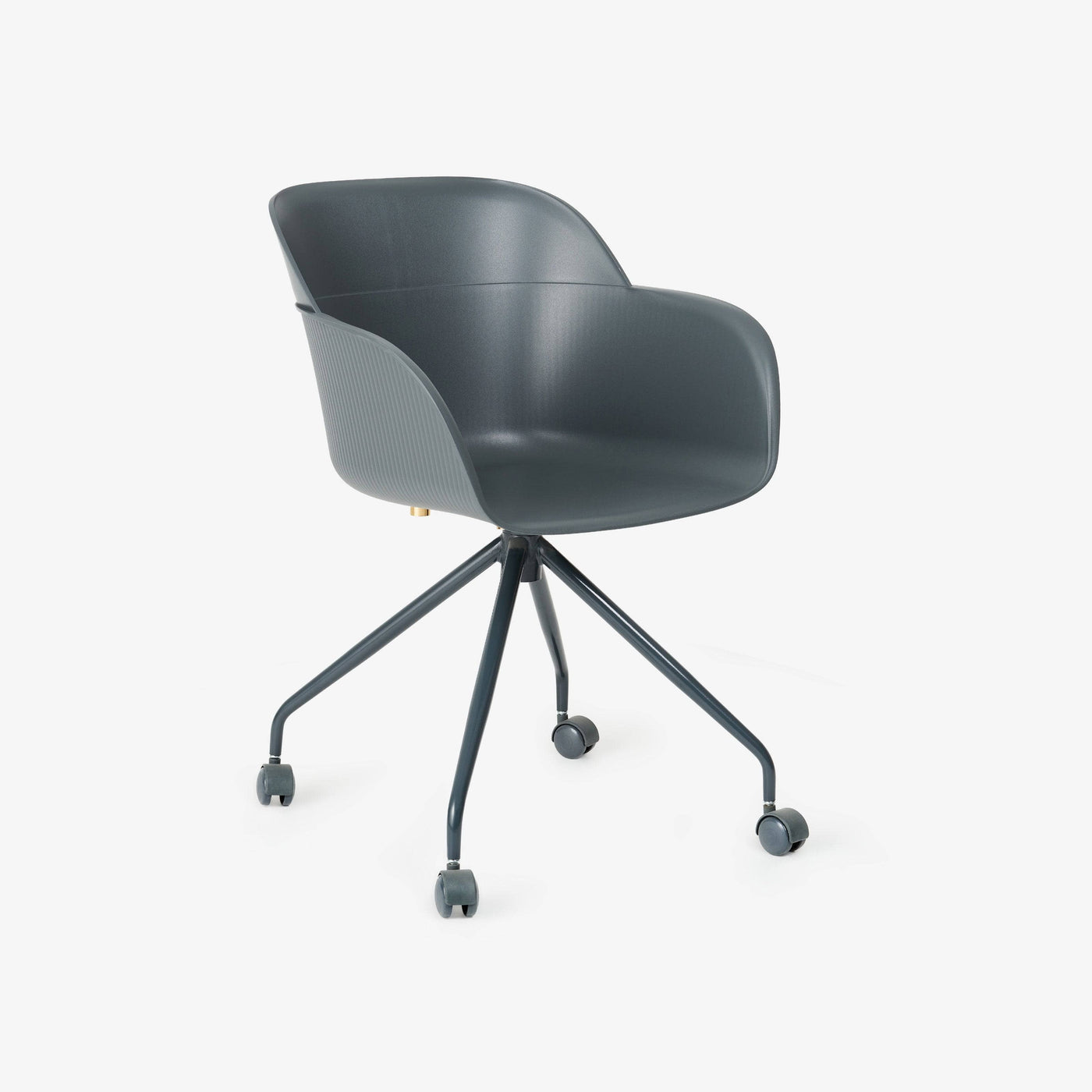 Chez Office Chair on Wheels, Charcoal Office Chairs sazy.com