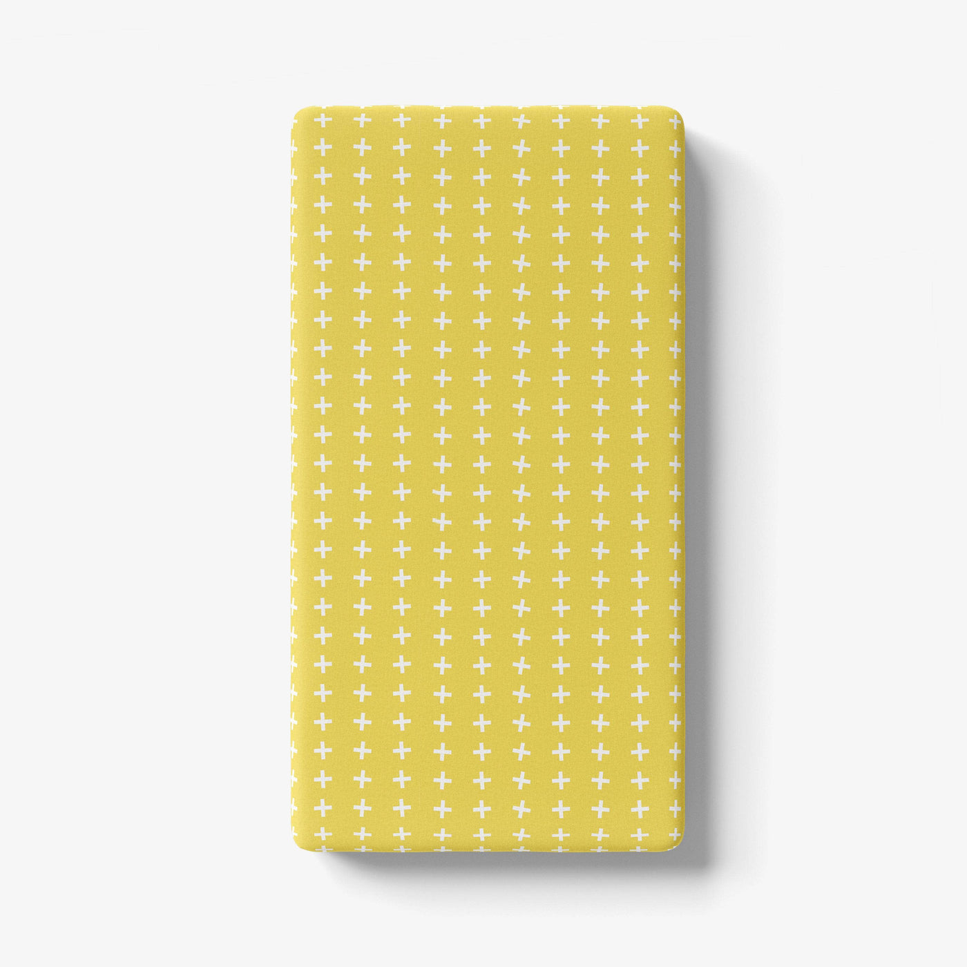 Notebook Fitted Sheet, Yellow - White, 90x190 cm 4