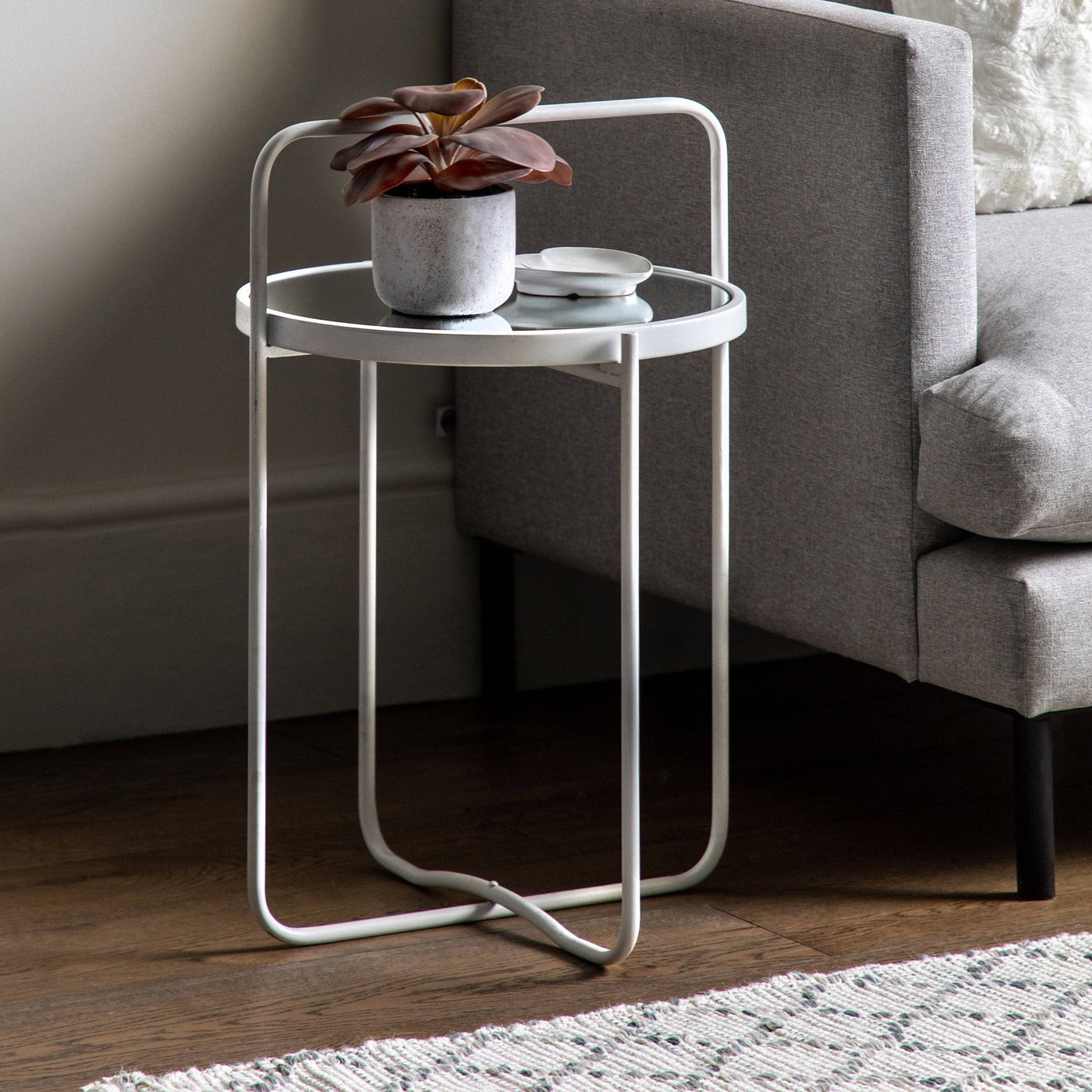 Fawley Side Table, White - 2