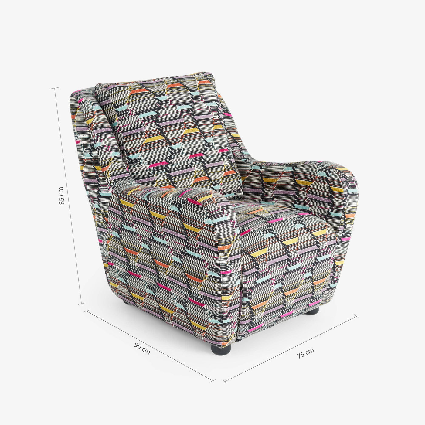 Bankes Armchair, Multicoloured - 5