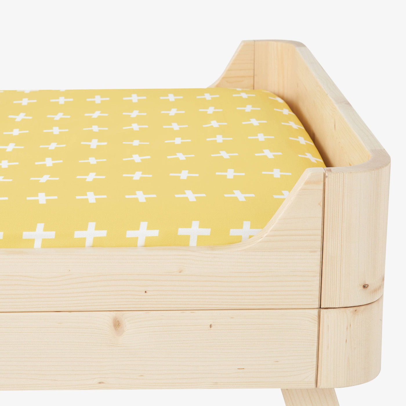 Notebook Fitted Sheet, Yellow - White, 70x140 cm Kids Bedding sazy.com